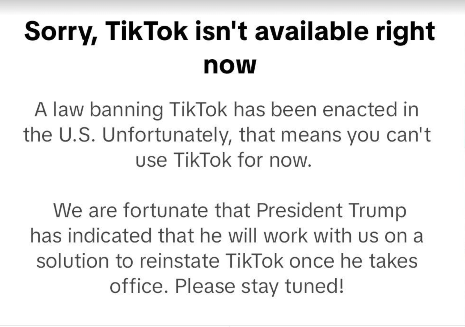 What’s Next for TikTok Users?